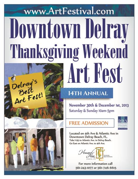 14th Annual Downtown Delray Beach Thanksgiving Weekend Art Festival ...