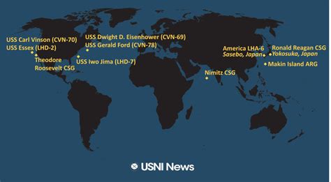 Us Aircraft Carrier Locations Map