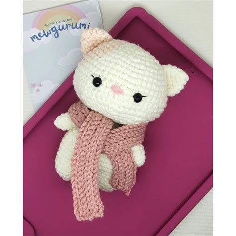 Jual Boneka Crochet Rajut Lucu Kucing Kelinci Amigurumi | Shopee Indonesia