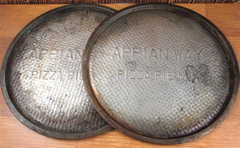 Vintage Appian Way Pizza Pie Mix 13-inch pizza baking pans - 2 | Pizza ...