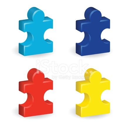 Three-Dimensional Puzzle Pieces Stock Photo | Royalty-Free | FreeImages