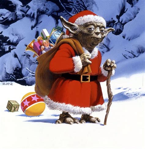 Yoda Klaus | Star wars christmas, Vintage star wars, Christmas memes