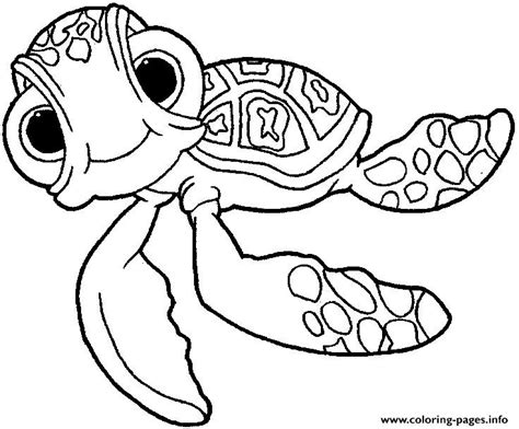 Finding Nemo Squirt Coloring page Printable