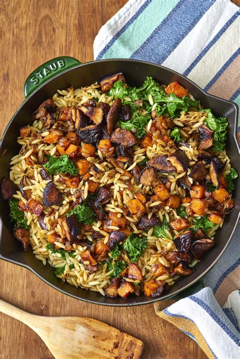 Recipe: Orzo with Caramelized Fall Vegetables & Ginger | Kitchn