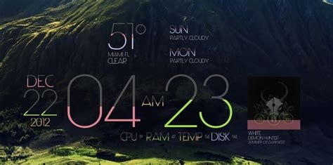 40 Best Rainmeter Clock Skins For Windows 10 PC 2023!