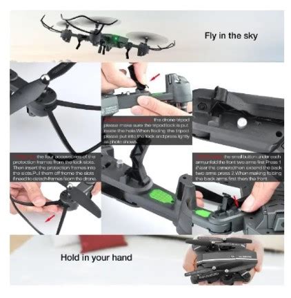 Buy Remote Control Camera Drone Foldable Quadcopter-Black at MeroShopping