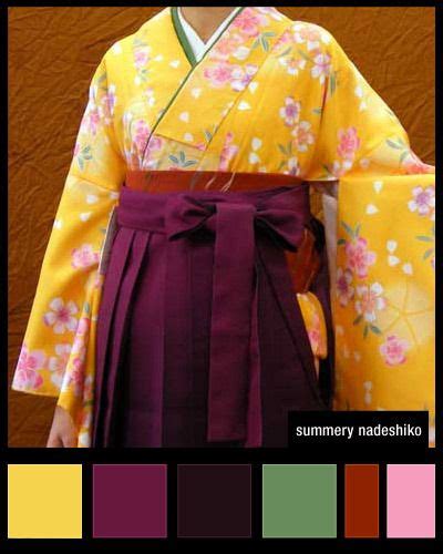 Kimono Colour Schemes | Yellow kimono, Kimono, Colour schemes