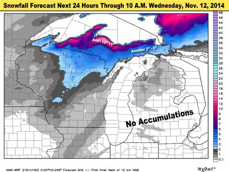 Michigan's Upper Peninsula got over a foot of snow in spots, with much more on the way | MLive.com