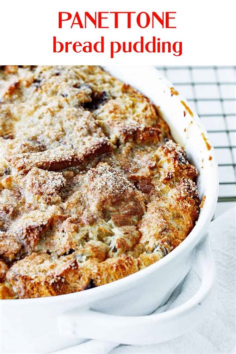 Panettone Bread Pudding - Vintage Kitchen Notes