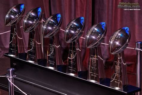 Pittsburgh Skyline and Steelers Superbowl Trophies - PittsburghSkyline ...