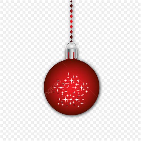 Red Christmas Ball Vector Hd Images, Red Christmas Ball Png, Red ...