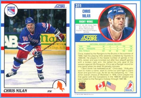 Chris Nilan | Hockey Card Database Wiki | Fandom