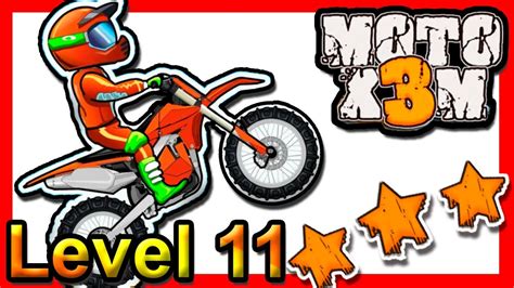 Moto X3M Bike Race Game Level 11 - 3 Stars [iOS/Android] - YouTube