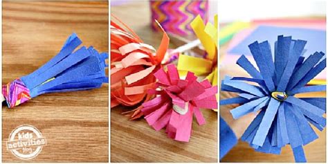 Mother's Day Construction Paper Flower Bouquet Kids Can Make | Kids Activities Blog