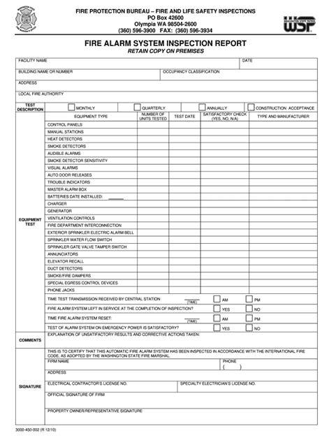 Fire alarm test report template: Fill out & sign online | DocHub