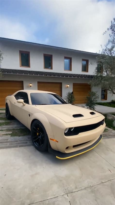 Dodge Challenger Hellcat With Desert Storm Wrap Is a Few Mods Away From Deploying Freedom ...