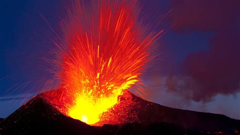 Download Lava Fire Eruption Nature Volcano HD Wallpaper