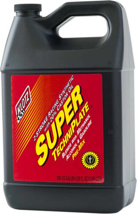 Klotz KL-101 Super TechniPlate Synthetic Premix 2-Stroke Oil - 1 Gallon ...