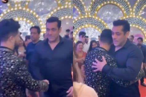 Salman Khan Attends Choreographer Mudassar Khan's Wedding, Video Goes ...