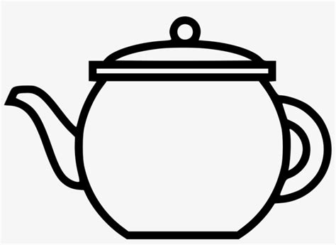 Teapot Clip Art Black And White