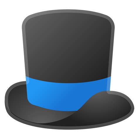 Black Top Hat Transparent File - PNG Play