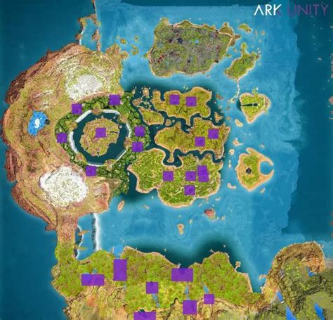 Ark: Survival Ascended: All Giant Beaver dam locations on The Center