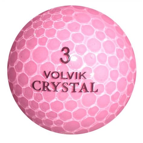 Volvik Crystal Pink Golf Balls - Golf Balls from Premier Lake Balls UK