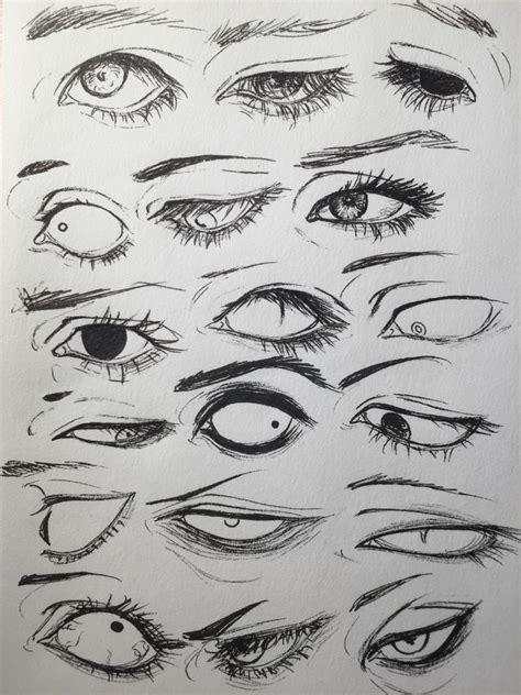 Art Drawings Simple, Art Drawings Sketches, Cool Drawings, Creepy Drawings, Pencil Drawings, Eye ...