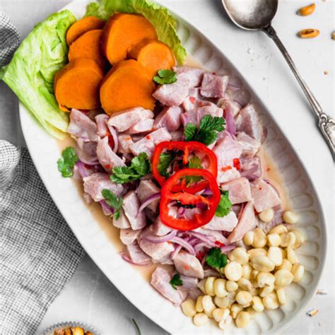 Peruvian Ceviche with Leche de Tigre | Cravings Journal