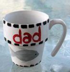 Make a Painted Coffee Mug for Dad on Father's Day - Monthly Seasonal Crafts - KinderArt