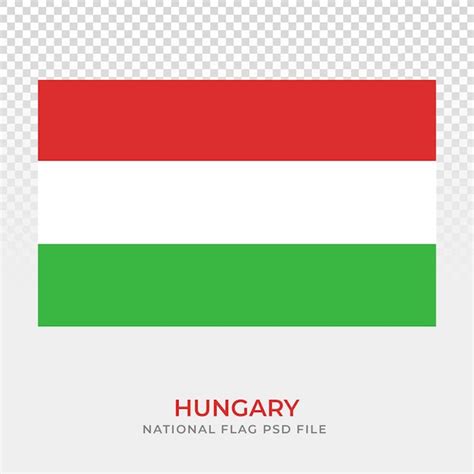 Premium PSD | The national flag of hungary