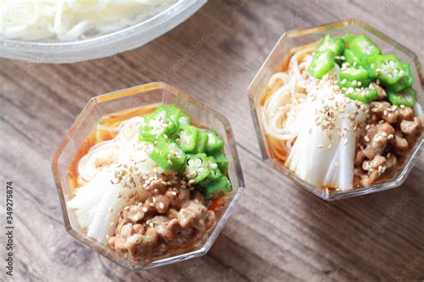 Natto factory and natto dishes. Stock Photo | Adobe Stock