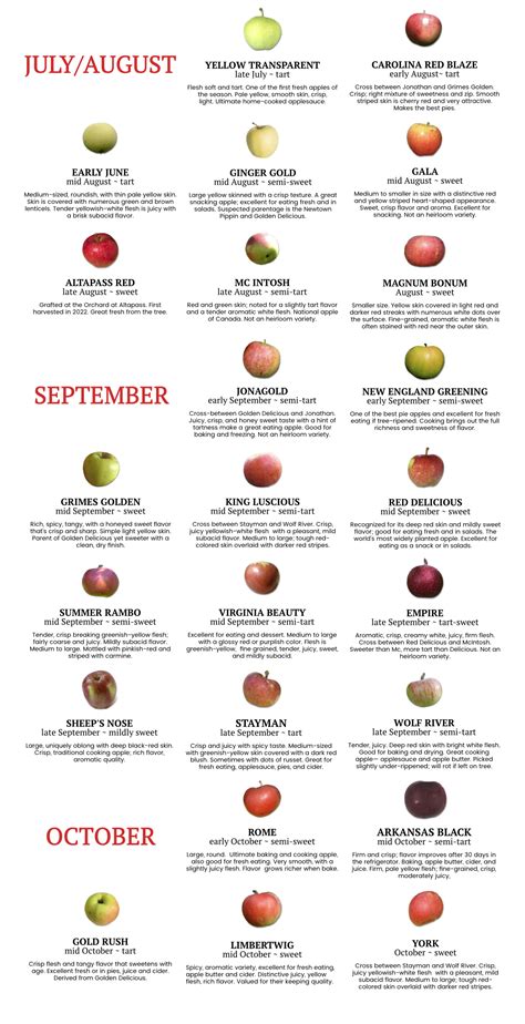 Apple Varieties – Altapass Orchard