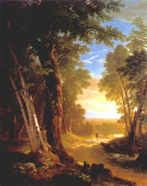 the beeches 1845 — Asher Brown Durand