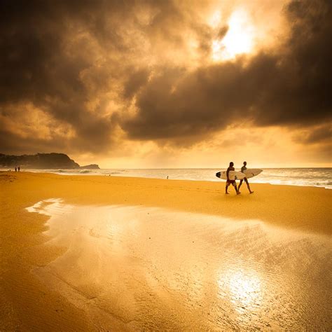 Avoca Surfers (66748), photo, photograph, image | R a Stanley Landscape Photography Prints