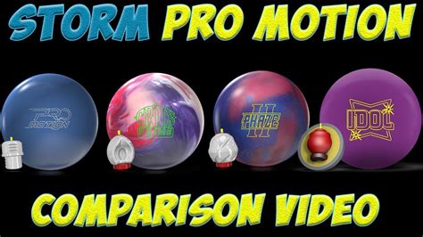 Storm Bowling Ball Comparison Chart