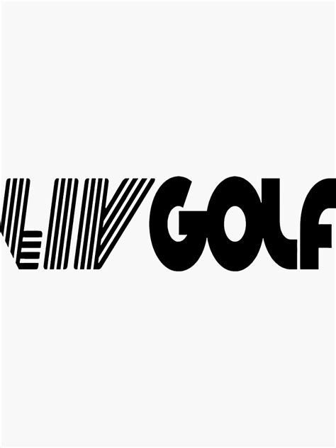 "Liv Golf Fan Logo Cool" Sticker for Sale by PaxtonGleichner | Redbubble