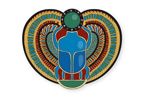 Egyptian Scarab Coloring Pages