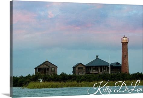 Lydia Ann Light, Aransas Pass Lighthouse at Sunrise Mounted Print ...