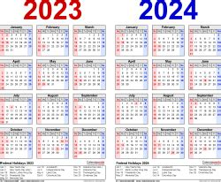 Calendar For 2023 And 2024 – Get Calender 2023 Update