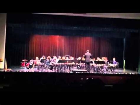 Concert of beginning band at John Hopkins Middle School - YouTube