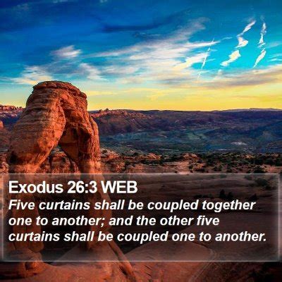 Exodus 26 Scripture Images - Exodus Chapter 26 WEB Bible Verse Pictures