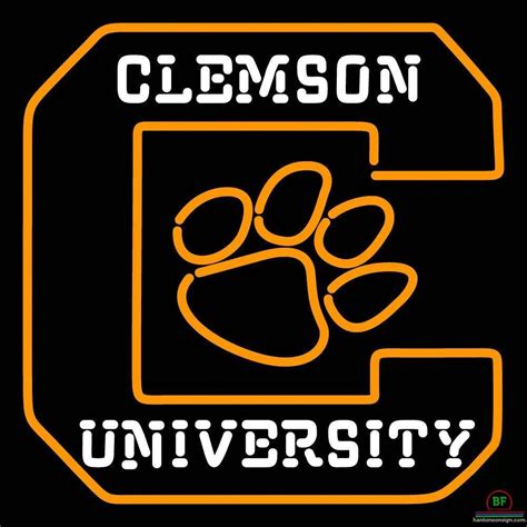 Clemson Tigers Neon Sign NCAA Teams Neon Light – DIY Neon Signs – Custom Neon Signs