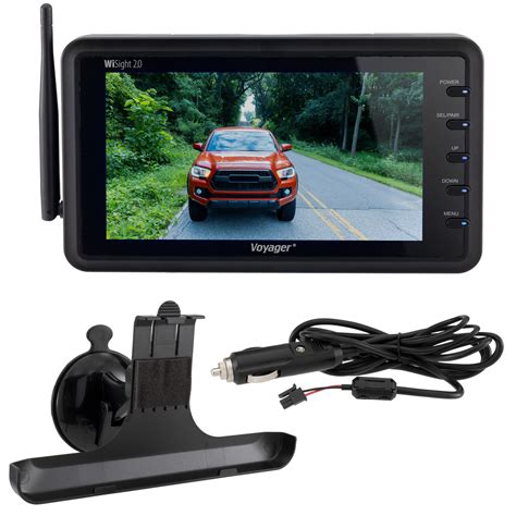 Voyager RV Wireless Backup Camera with 7" Monitor for Prewired System ...