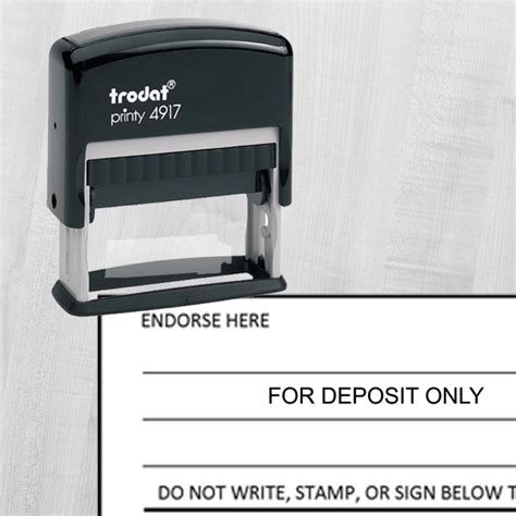 For Deposit Only Stamp