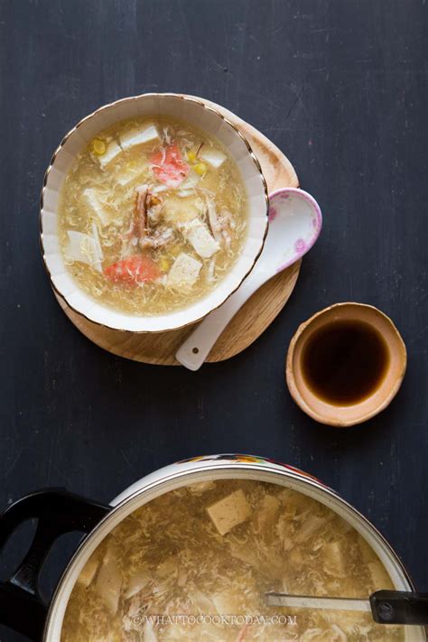 Easy One-Pot Tofu Crab Meat Soup