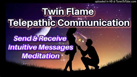 Twin Flame Meditation for Telepathic Communication 🔥👁🔥 w/ Energy Healing - YouTube