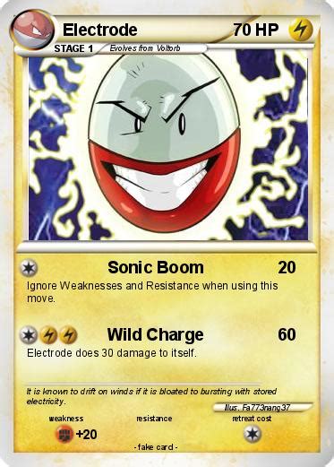 Pokémon Electrode 31 31 - Sonic Boom - My Pokemon Card