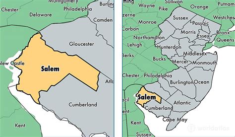 Salem County Map With Townships