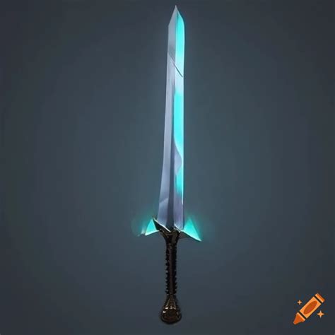 Realistic diamond sword on Craiyon